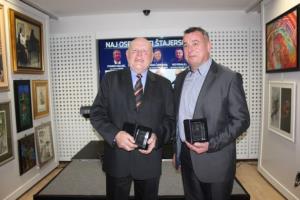 Alojz Tirgušek je prejel priznanje za življenjsko delo, Ivo Povalej je naj osebnost Rogaških novic.